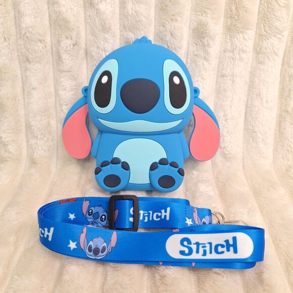 Handbags - Cute Lilo & Stitch Silicone Wallet Coin Purse Crossbody Bag Kids Girls Gift
